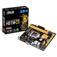 Mainboard máy tính ASUS H81M-CS : sử dụng cho CPU Gen4