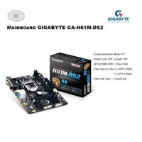 Mainboard máy tính bàn GIGABYTE GA-H81M-DS2 mới full box bảo hành 3 năm