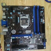 mainboard MSI b85M-E45  (4KHE) SOCKET 1150 kèm fe và còi