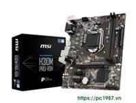 Mainboard MSI H310M PRO-VDH PLUS (Intel H310, Socket 1151, m-ATX, 2 khe RAM DDR4)