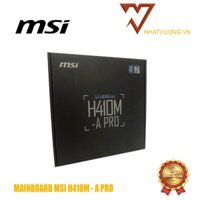 Mainboard MSI H410m -  A PRO FULL BOX