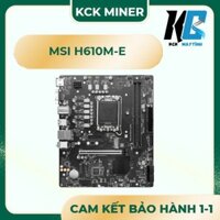 Mainboard MSI PRO H610M-E DDR4