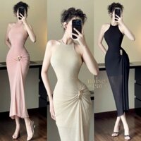 [MAISEY 1864] ĐẦM ĐI TIỆC, ĐẦM ÔM BODY DỆT KIM HACK DÁNG SANG TRỌNG