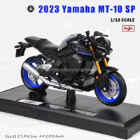 Maisto 1: 18 2023 Yamaha MT10 SP 2018 KTM RC 390 YZF-R1 Naked V4 S Road Star 2021 xe máy Bộ sưu tập mô hình quà tặng đồ chơi