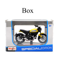Maisto 1: 18 Ducati Scrambler Hợp Kim Diecast Mô Hình Xe Máy Có Thể Làm Được Shork-Absorber Cho Trẻ Em Quà Tặng Bộ Sưu Tập Đồ Chơi