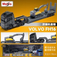 Maisto 1/87 Volvo FH16 Xe tải kỹ thuật container Trailer Máy xúc Mô Hình Xe Mô Phỏng Quy Mô Nhỏ Hợp Kim Xe Ô Tô Mô Hình Trẻ Em Bé Trai Bộ Sưu Tập Đồ Trang Trí Đồ Chơi Xe Ô Tô Quà Tặng#peetyeee