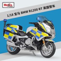 MAISTO Mô Hình Xe Mô Tô Cảnh Sát bmw r1200 Bằng Hợp Kim Tỉ Lệ 1: 18