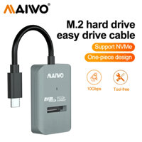 Maiwo Di Động M2 NVMe 10Gbps PCIe SSD Vỏ USB Adapter Đầu Đọc USB3.2 Loại C Sang M.2 NVMe Giao Diện Ổ Cứng Bên Ngoài