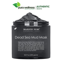 MAJESTIC PURE Dead Sea Mud Mask 250g Mặt nạ bùn biển chết tinh khiết làm sạch mụn đầu đen mụn đầu trắng