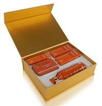 Makari Extreme Carrot & Argan Oil Skin Toning Gift Set – Complete Lightening, Brightening & Tightening Regimen with 16.8oz Body Milk, 1.7oz Cream, ...