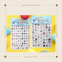 [Make.n & Micaki] Sticker dán móng tay My Pet Hàn Quốc (set)