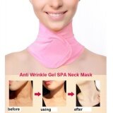 Makiyo Womens Anti Wrinkle Gel Firming Whitening Moisturizing SPA Neck Mask Sealed SPA Beauty Therapy Anti Aging Collagen Microfiber Fabric Wrap Neck Care Mask