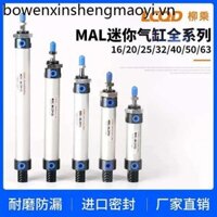 Mal Mini Xi Lanh Hợp Kim Nhôm Khí Nén Nhỏ MALD16 / 20 / 25 / 32 / 40X25X50X75X100MALJ