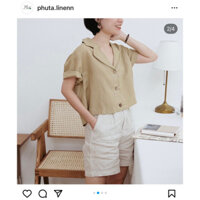 MALI shirt (linen premium)- phuta.Linenn