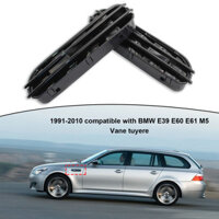 Malr- 2 Chiếc Bên Fender Lưu Lượng Không Khí Thông Hơi Nướng Dễ Dàng Lắp Đặt Kiểu Dáng Xe Bóng Bên Đen Fender Thông Hơi Nướng Các Bộ Phận Sửa Đổi Cho Xe BMW 5 Series M5 E39 E60 E61 1991-2010