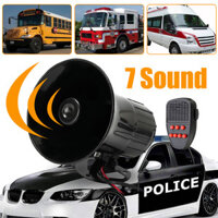 Malr- 7 Âm Thanh Sừng Lớn Cảnh Sát Cảnh Báo Xe Ô Tô 150dB Hệ Thống Loa Siren PA