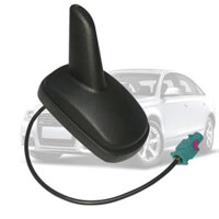 Malr- Đa Năng Vây Cá Mập Xe Ô Tô Ăng Ten Mái Tín Hiệu Vô Tuyến Cho VW Fox Cho Xe Audi