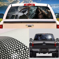 Malr- Đáng Sợ Đầu Lâu Xe Tải SUV Van Cửa Sổ Phía Sau Kính Chắn Gió Trang Trí Decal Dán
