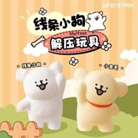 Maltese Dòng Hàn Quốc Con Chó Con Mochi Đồ Chơi Squishy Đồ Chơi Phục Hồi Chậm Giảm Căng Thẳng Đồ Chơi Giải Nén Đồ Chơi Chó Con Búp Bê Quà Tặng Handmade Cho Bạn Bè