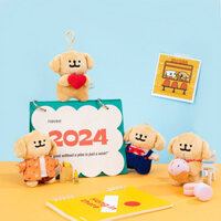 Maltese Hàn Quốc Dòng Chó Con Búp Bê Móc Khóa Hình Chó Sang Trọng Mềm Mại Và Dễ Thương Đồ Chơi Handmade Quà Tặng Cho Bạn Bè Chính Hãng