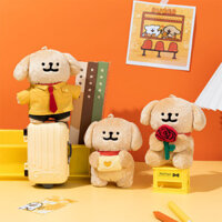 Maltese Hàn Quốc Dòng Chó Con Búp Bê Móc Khóa Hình Chó Sang Trọng Mềm Mại Và Dễ Thương Đồ Chơi Handmade Quà Tặng Cho Bạn Bè Chính Hãng