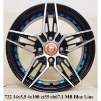 Mâm 14 inch độ gắn vừa các dòng xe kia morning,i10.getz,vios,wigo,spark,lanos,gentra,......