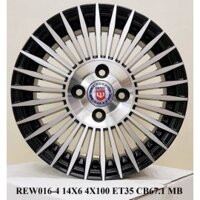 Mâm 14 inch độ gắn vừa các dòng xe kia morning,i10.getz,vios,wigo,spark,lanos,gentra,......Size 14 inch PCD 4X100 Xuất s