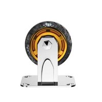 mâm 16 inch 4 lỗ Bánh xe phổ thông 6 inch bánh xe cao su im lặng hạng nặng tay lái cố định có phanh trục Bánh xe kéo xe đẩy 458 inch mâm 16 inch 4 lỗ thanh lý lazang 13 Mâm xe