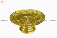 Mâm bồng dát vàng 24k