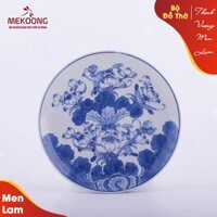 Mâm Bồng Thịnh Vượng Men Lam