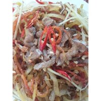 Mắm Cá Lóc trộn Đu Đủ + Thịt khìa (500gr)