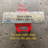 Mâm cầu thang sắt - Mâm cầu thang tôn sắt dập dày 1.4 li