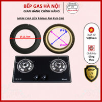 Mâm Chia Lửa Bếp Gas Âm Rinnai RVB-2BG, RVB-2WGN