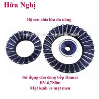 Mâm chia lửa bếp gas rinnai sử dụng cho các dòng bếp Rinnai RV-6,7SLIM( Mặt men và mặt kính ), phụ kiện bếp gas rinnai