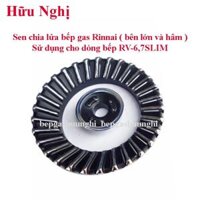 Mâm chia lửa bếp gas Rinnai RV-6,7SLIM Bên lớn và đầu hâm, phụ kiện bếp gas