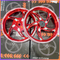 Mâm CNC 5 Cây Gắn VARIO, VISION, AB >>> Bản Trước 1.85 - Sau 2.15 ( Màu Đỏ )