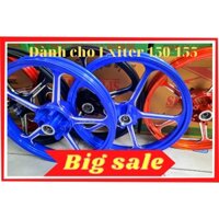 Mâm CNC Xmode kiểu K9 dùng cho Exiter 150-155 bản 1.6 trước sau