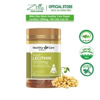 Mầm đậu nành Healthy Care Super Lecithin bí quyết để có làn da đẹp, 100 Viên của Úc