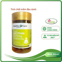 Mầm đậu nành Super Lecithin 1200mg Healthy Care, 100 viên, Úc