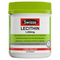 Mầm đậu nành Swisse Lecithin Úc 1200mg 150 viên, 300 viên của Úc