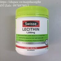 MẦM ĐẬU NÀNH SWISSE LECITHIN 1.200MG 150 VIÊN (ÚC)