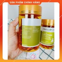 Mầm đậu nành Úc Healthy Care Super lecithin 1200mg 100 viên chính hãng Úc mẫu mới 2021 NANA vitamin