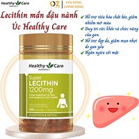Mầm đậu nành Úc Healthy Care Super Lecithin 1200mg tăng cường chức năng gan khỏe mạnh, nâng cao sức khỏe, sắc đẹp từ bên trong - OZ Slim Store
