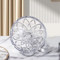 Mâm/ Dĩa Tròn Lớn Trái Cây Bằng Thuỷ Tinh Cao Cấp ĐẲNG CẤP Sang Trọng