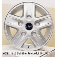 Mâm đúc 16 inch gắn ford transit