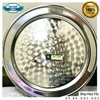 Mâm Inox, mâm cơm đủ size 40 cm, 44 cm, 48 cm, 52 cm, 56 cm hàng đẹp sáng bóng