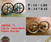 Mâm kiểu Sonic lắp chuẩn zin Wave, Future phanh đĩa