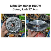 Mâm lõm trắng nồi cơm 1000W, mâm nhiệt nồi cơm điện tử