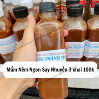Mắm Nêm pha sẵn  Xay Nhuyễn không dán tem để khách sỉ bán Chấm Rau, Châm Thịt, ĂN Bún Mắm Nêm