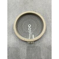 Mâm nhiệt bếp hồng ngoại 2000w 3 chân cắm Chất lượng cao